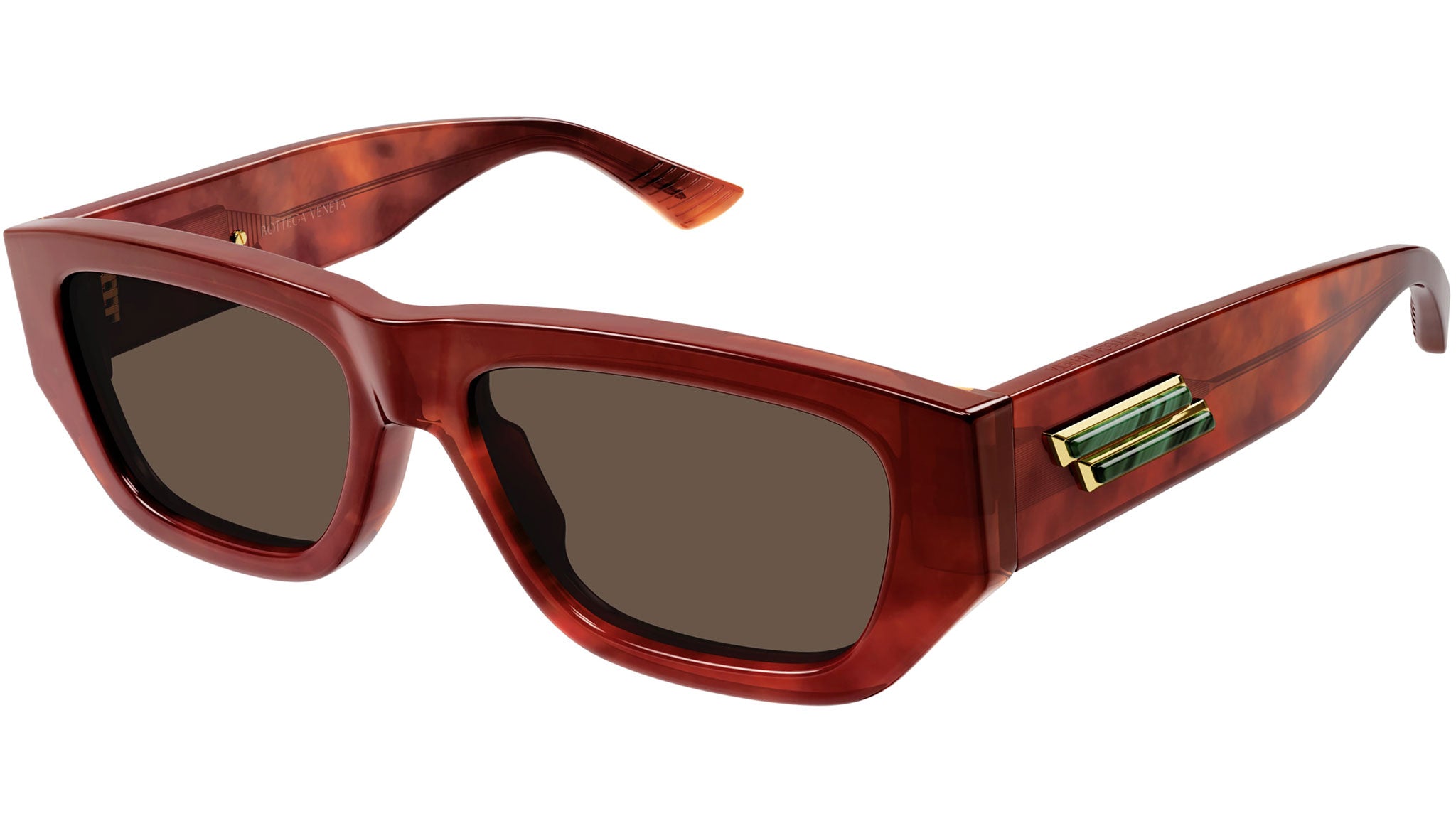 Occhiali da sole BOTTEGA VENETA BV1252S Shiny reddish havana