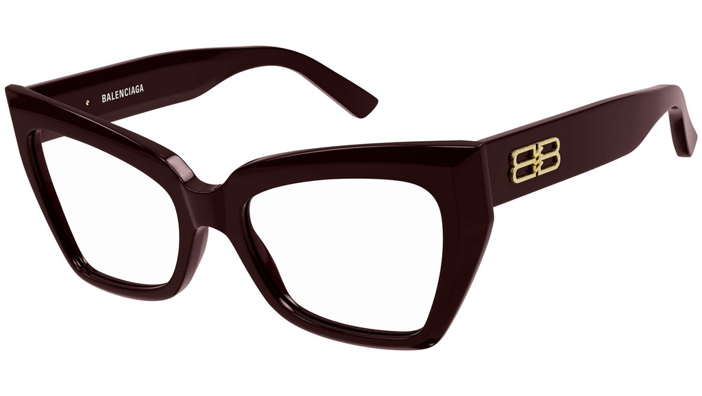 Occhiali da vista BALENCIAGA BB0275O Shiny solid dark wine red