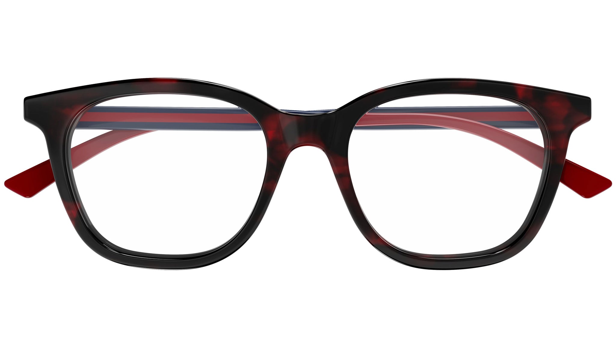 Occhiali da vista GUCCI GG1864O Shiny melange burgundy classic havana