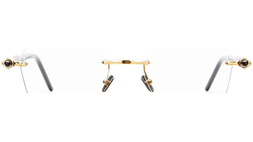 Occhiali da vista KUBORAUM P59 Gold havana black shine