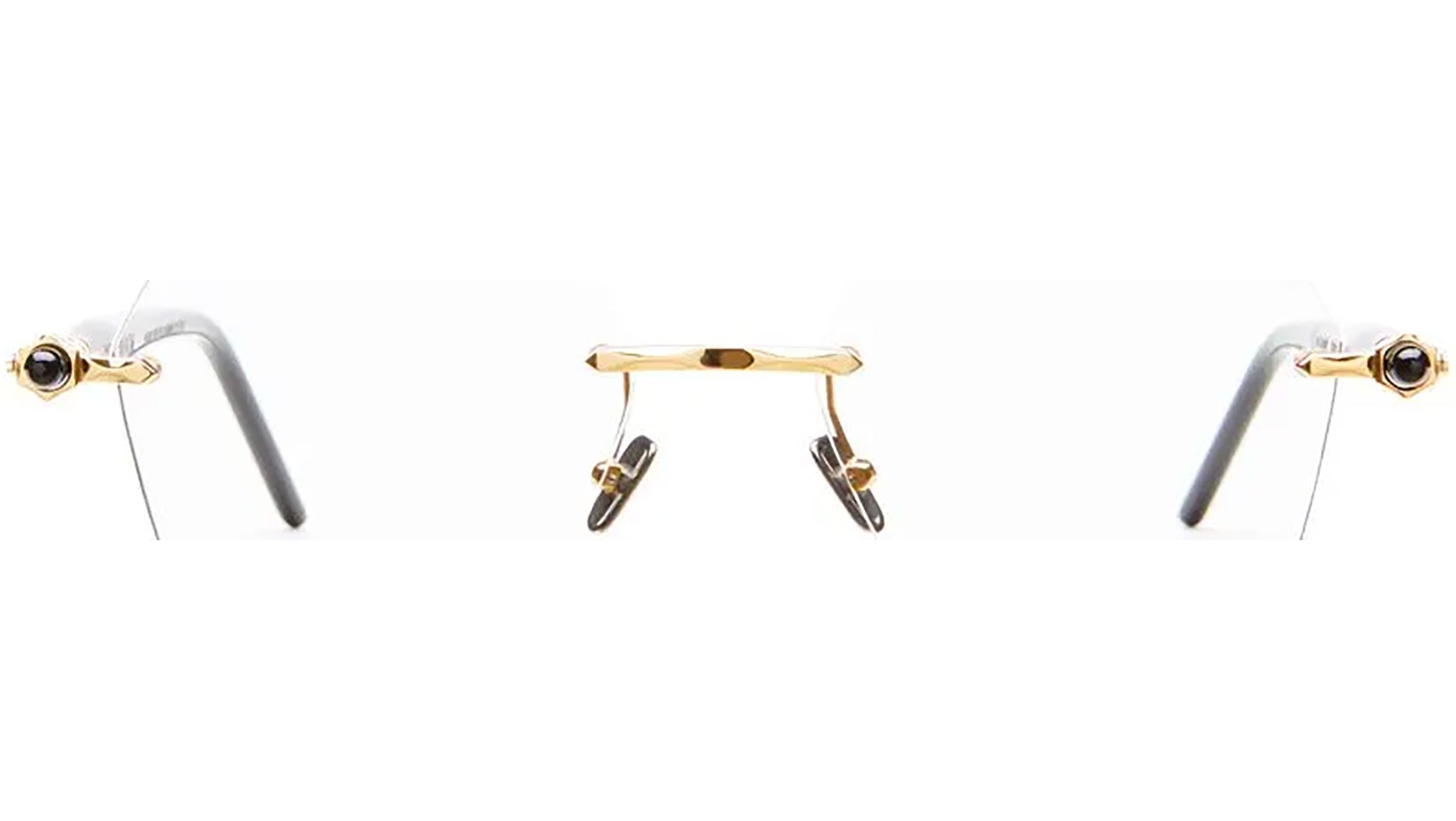 Occhiali da vista KUBORAUM P59 Gold havana black shine