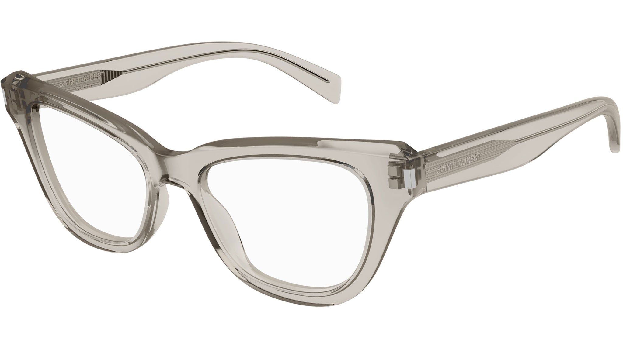 Occhiali da vista SAINT LAURENT SL472 Shiny transparent beige