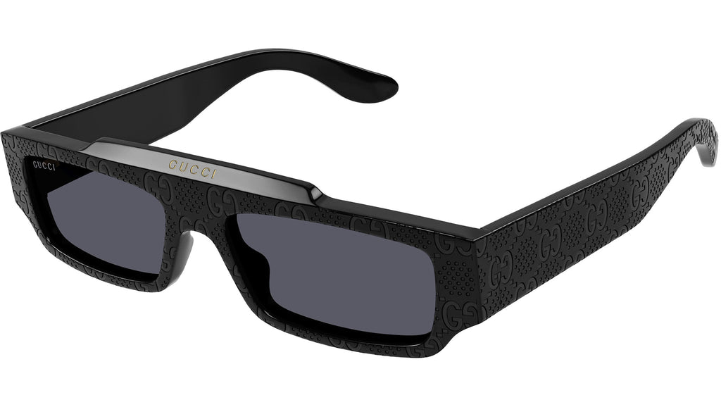 Occhiali da sole GUCCI GG1592S Shiny solid black with guccissima pattern