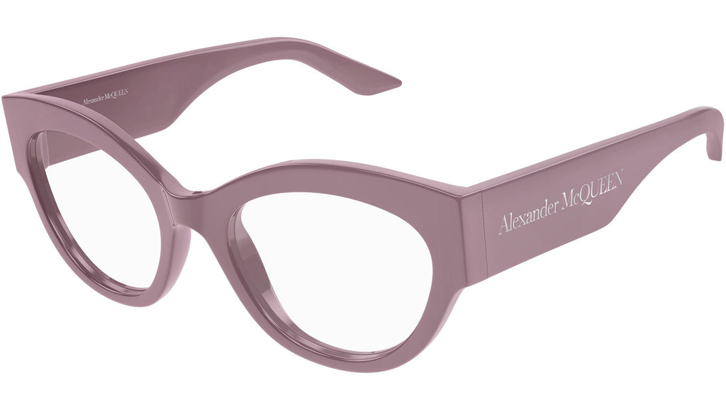 Occhiali da vista ALEXANDER MCQUEEN AM0435O Shiny solid mauve