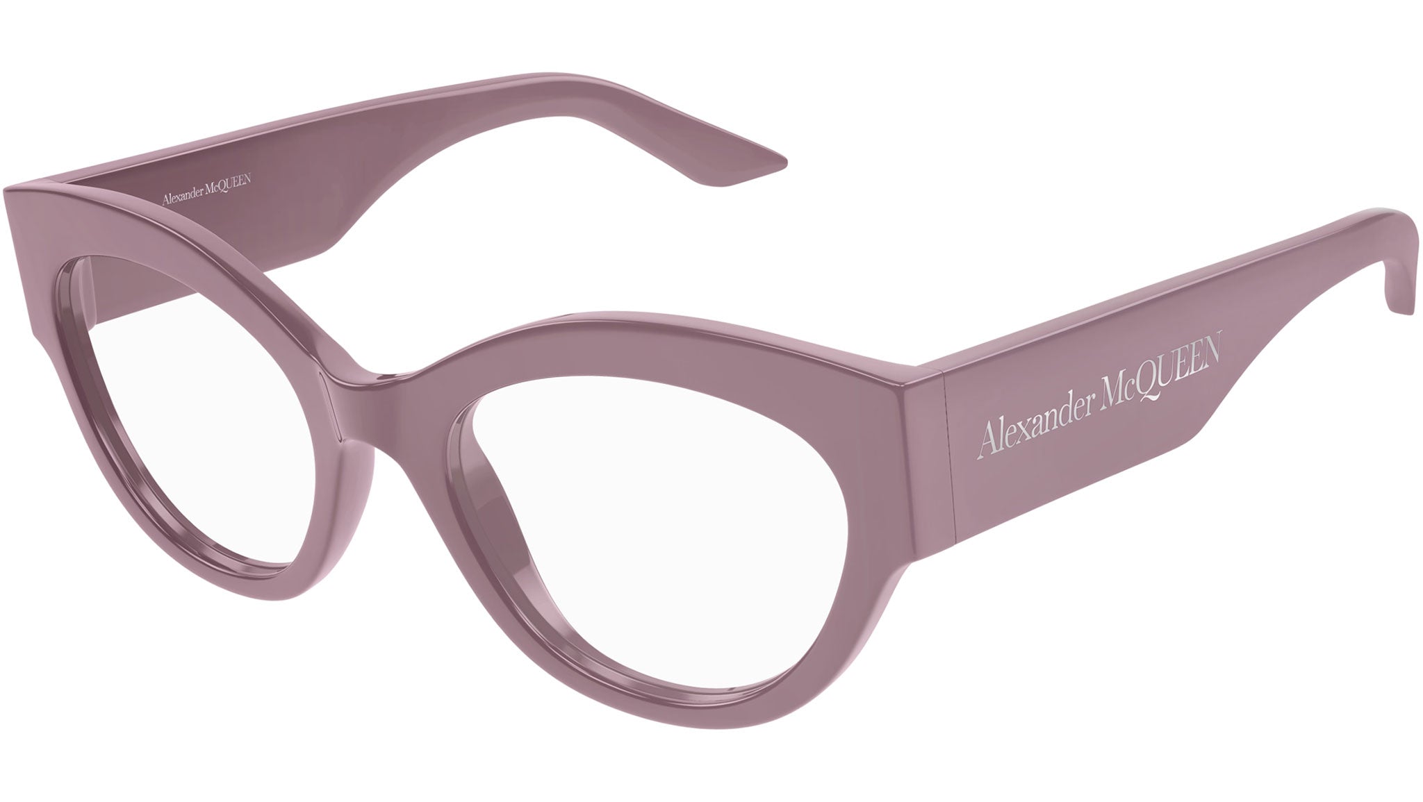 Occhiali da vista ALEXANDER MCQUEEN AM0435O Shiny solid mauve