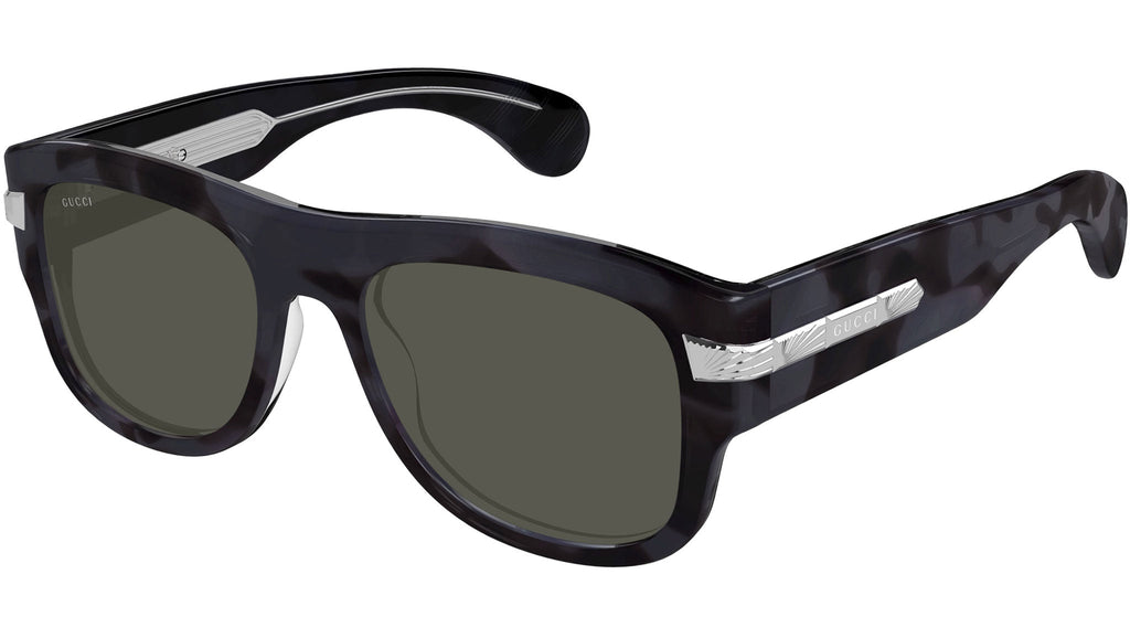 Occhiali da sole GUCCI GG1517S Shiny opal grey and black havana