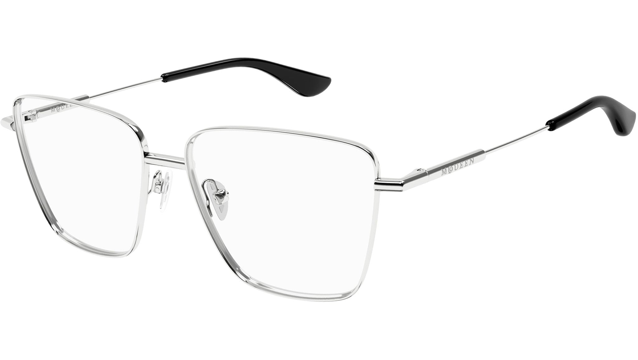Occhiali da vista ALEXANDER MCQUEEN AM0503O Shiny silver