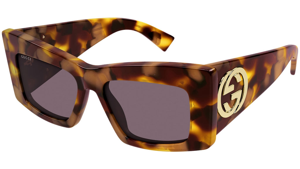 Occhiali da sole GUCCI GG1842S Shiny milky classic havana