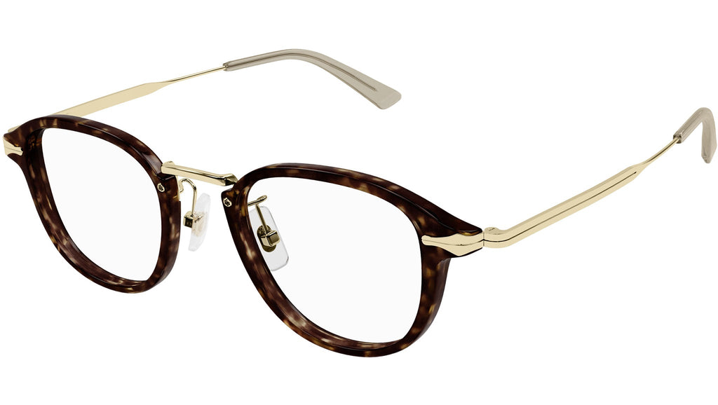 Occhiali da vista MONTBLANC MB0336O Shiny dark havana