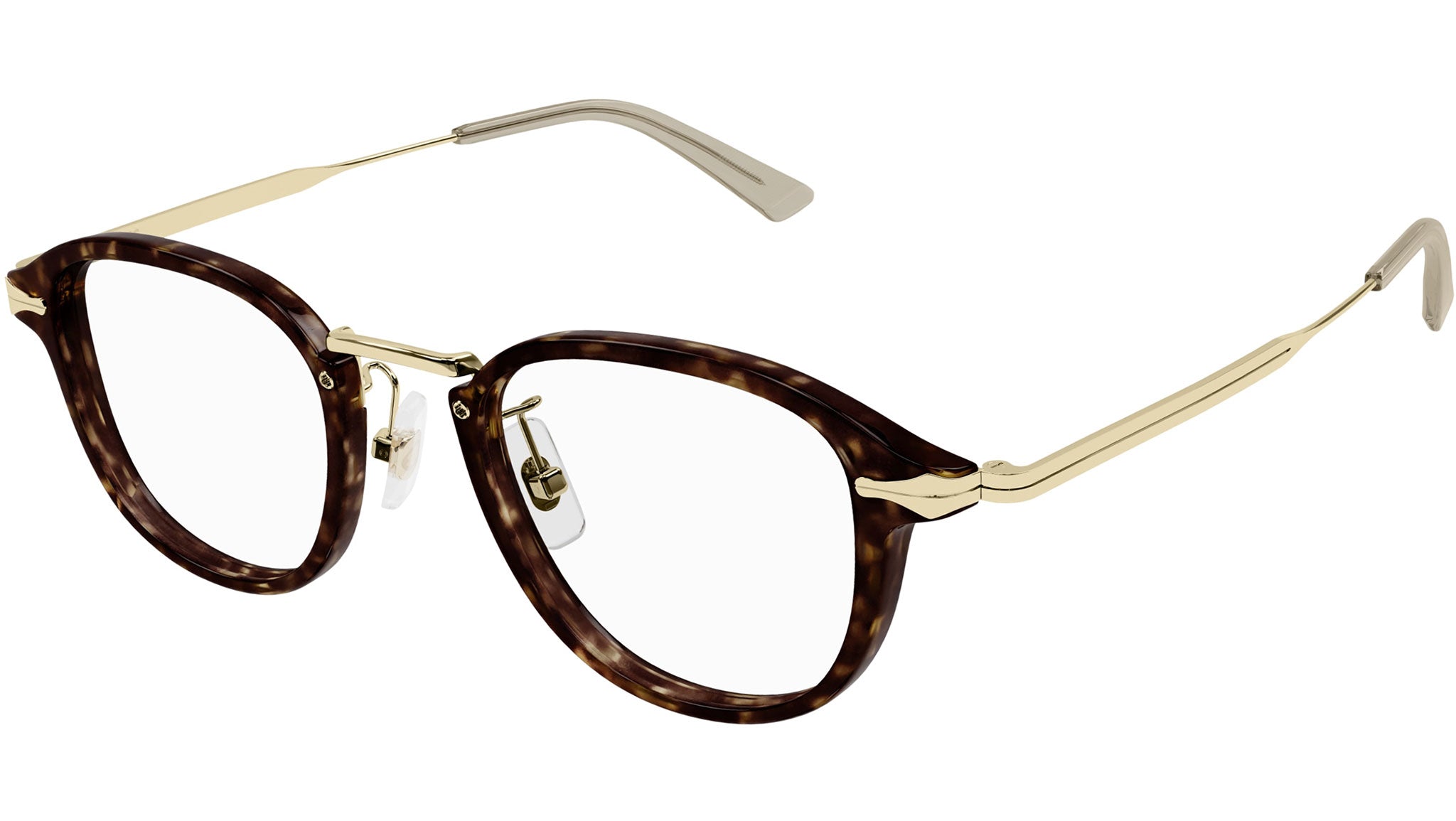 Occhiali da vista MONTBLANC MB0336O Shiny dark havana