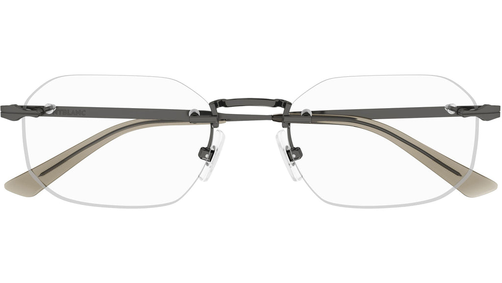 Occhiali da vista MONTBLANC MB0307O Shiny dark ruthenium