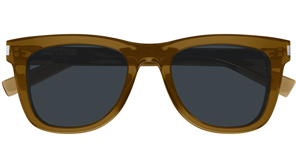 Occhiali da sole SAINT LAURENT SL712 Shiny transparent cognac brown