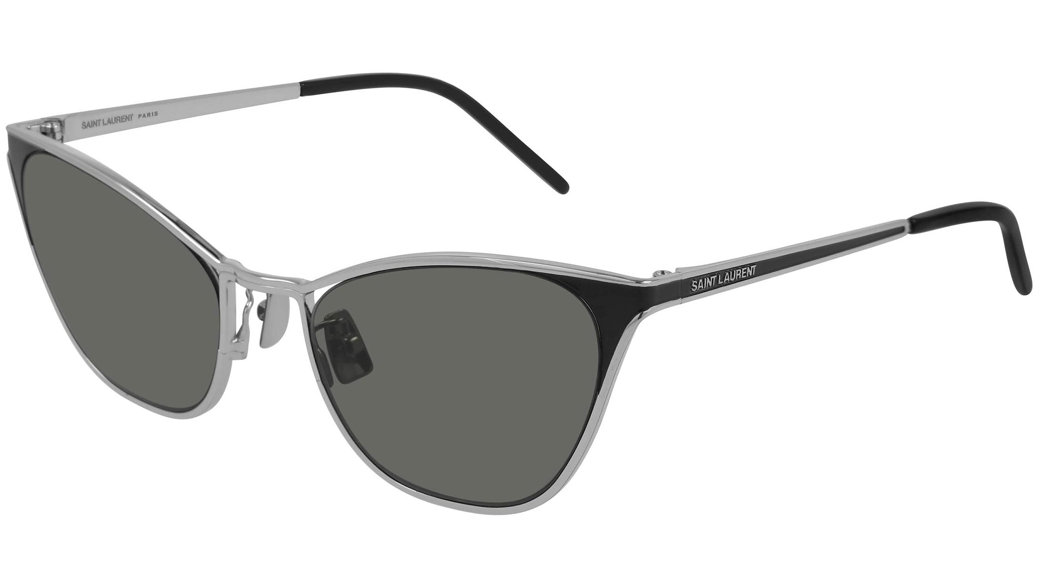 Occhiali da sole SAINT LAURENT SL409 Shiny silver