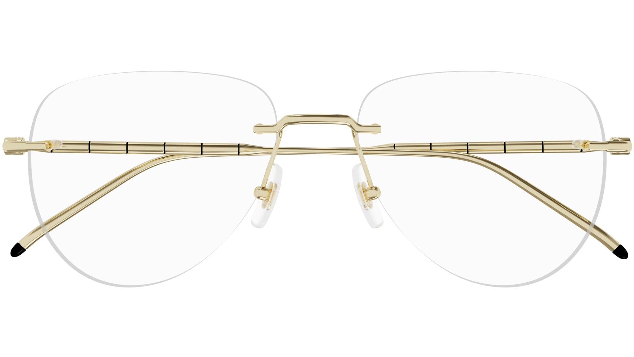 Occhiali da vista MONTBLANC MB0312O Shiny light gold