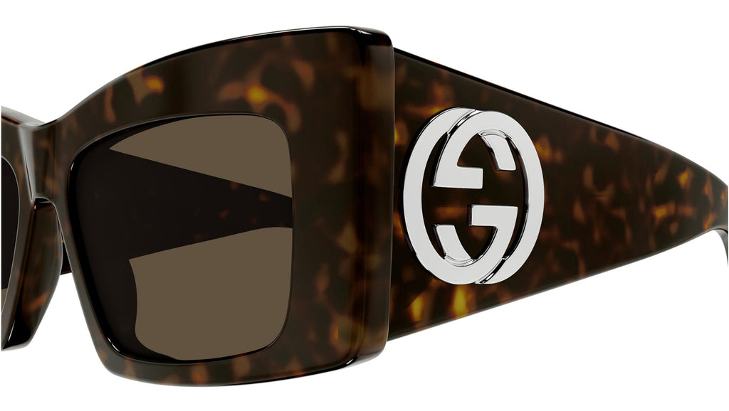 Occhiali da sole GUCCI GG1842S Shiny dark havana
