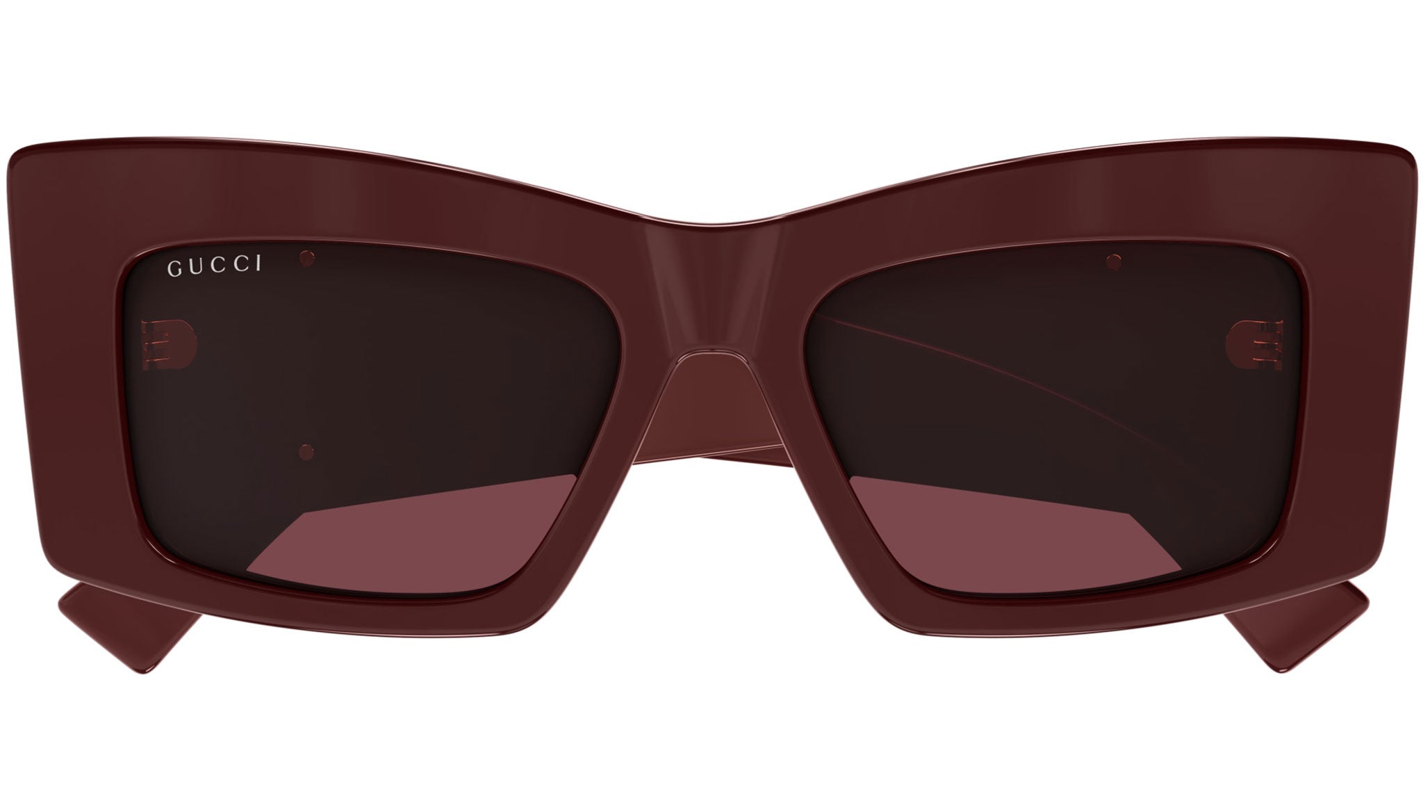 Occhiali da sole GUCCI GG1842S Shiny solid burgundy