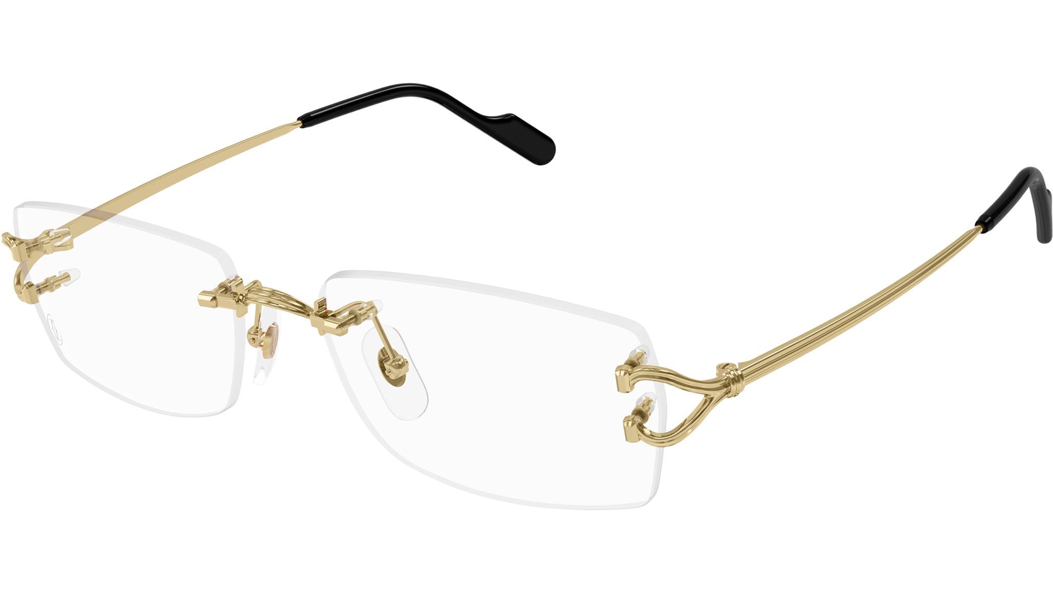 Occhiali da vista CARTIER CT0563O Smooth golden finish