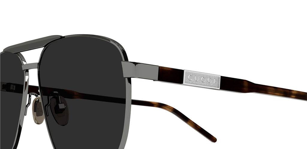 Occhiali da sole GUCCI GG1164S Shiny dark ruthenium
