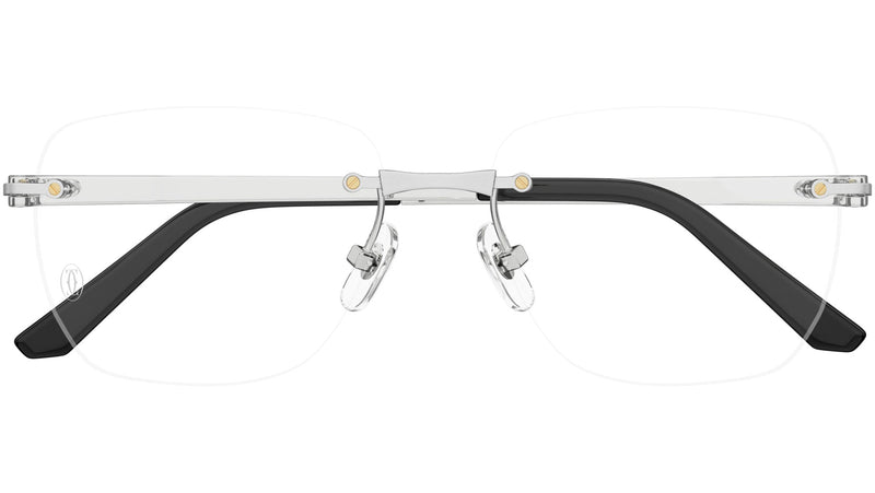 Occhiali da vista CARTIER CT0512O Brushed and smooth platinum finish