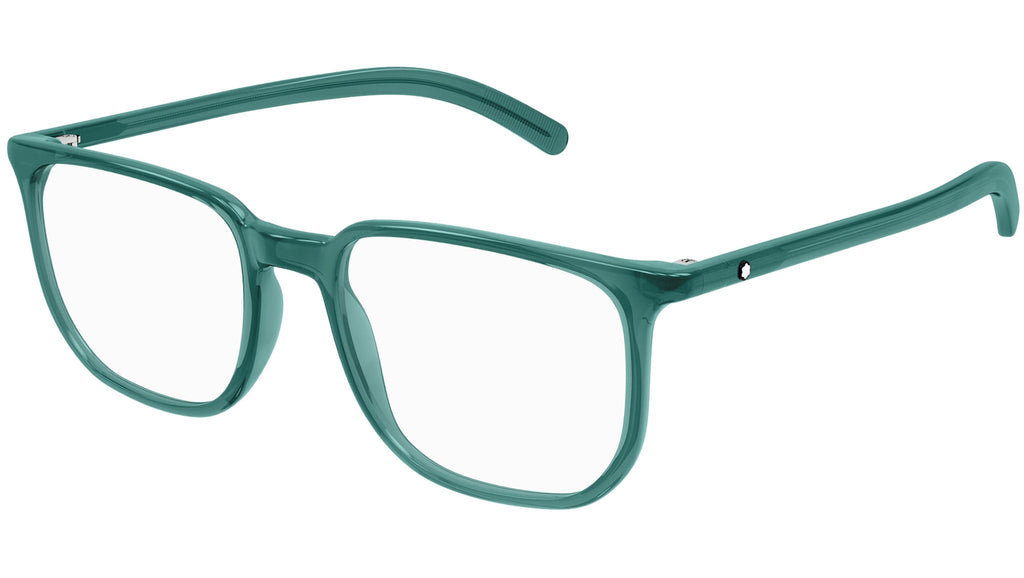 Occhiali da vista MONTBLANC MB0388O Shiny transparent emerald