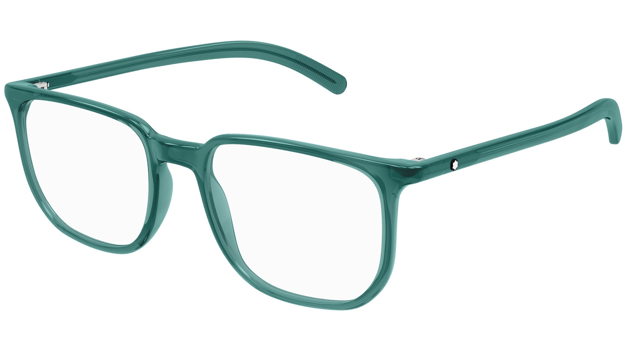 Occhiali da vista MONTBLANC MB0388O Shiny transparent emerald