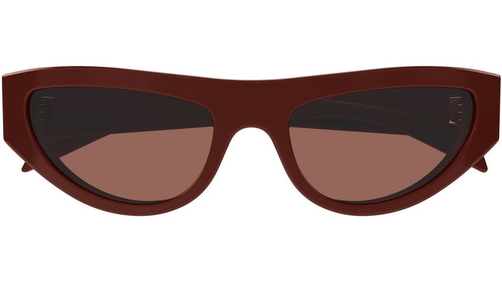 Occhiali da sole GUCCI GG1919S Shiny solid burgundy