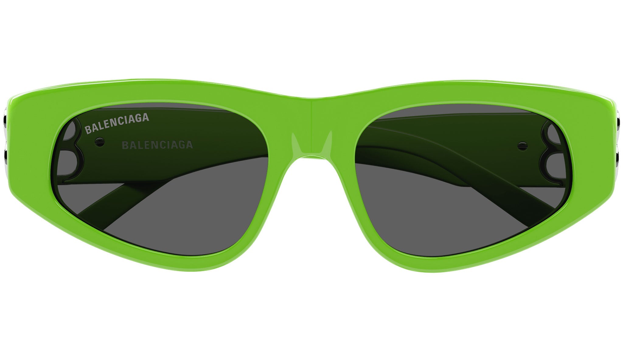 Occhiali da sole BALENCIAGA BB0095S Shiny solid fluo green