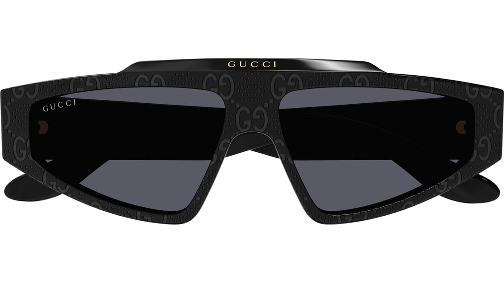Occhiali da sole GUCCI GG1591S Shiny solid black with guccissima laser pattern