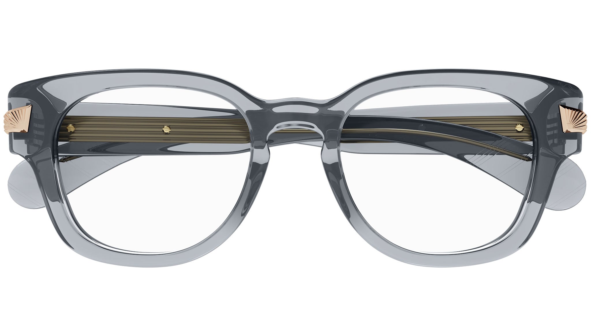 Occhiali da vista GUCCI GG1518O Shiny transparent grey
