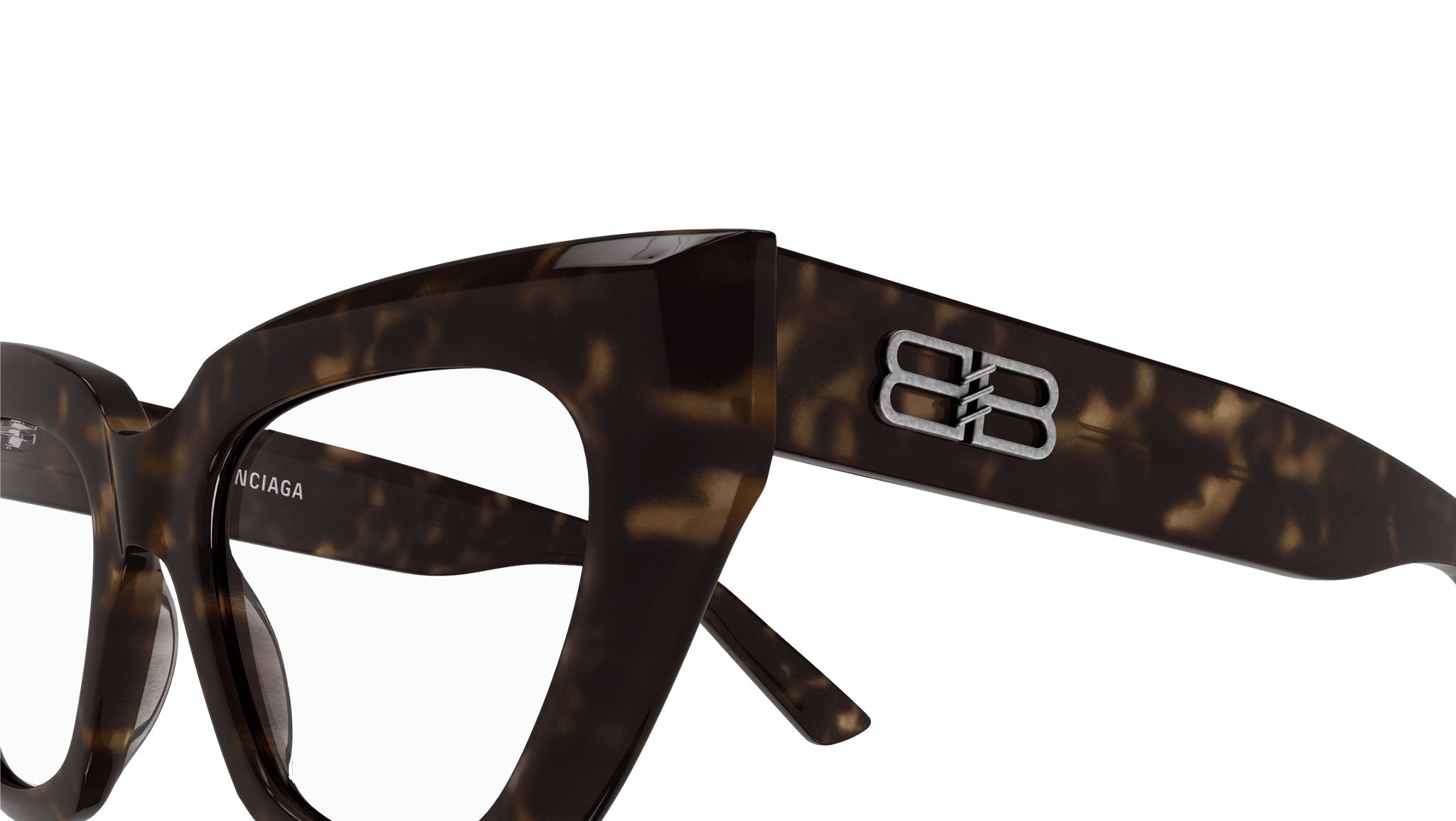 Occhiali da vista BALENCIAGA BB0238O Shiny dark havana