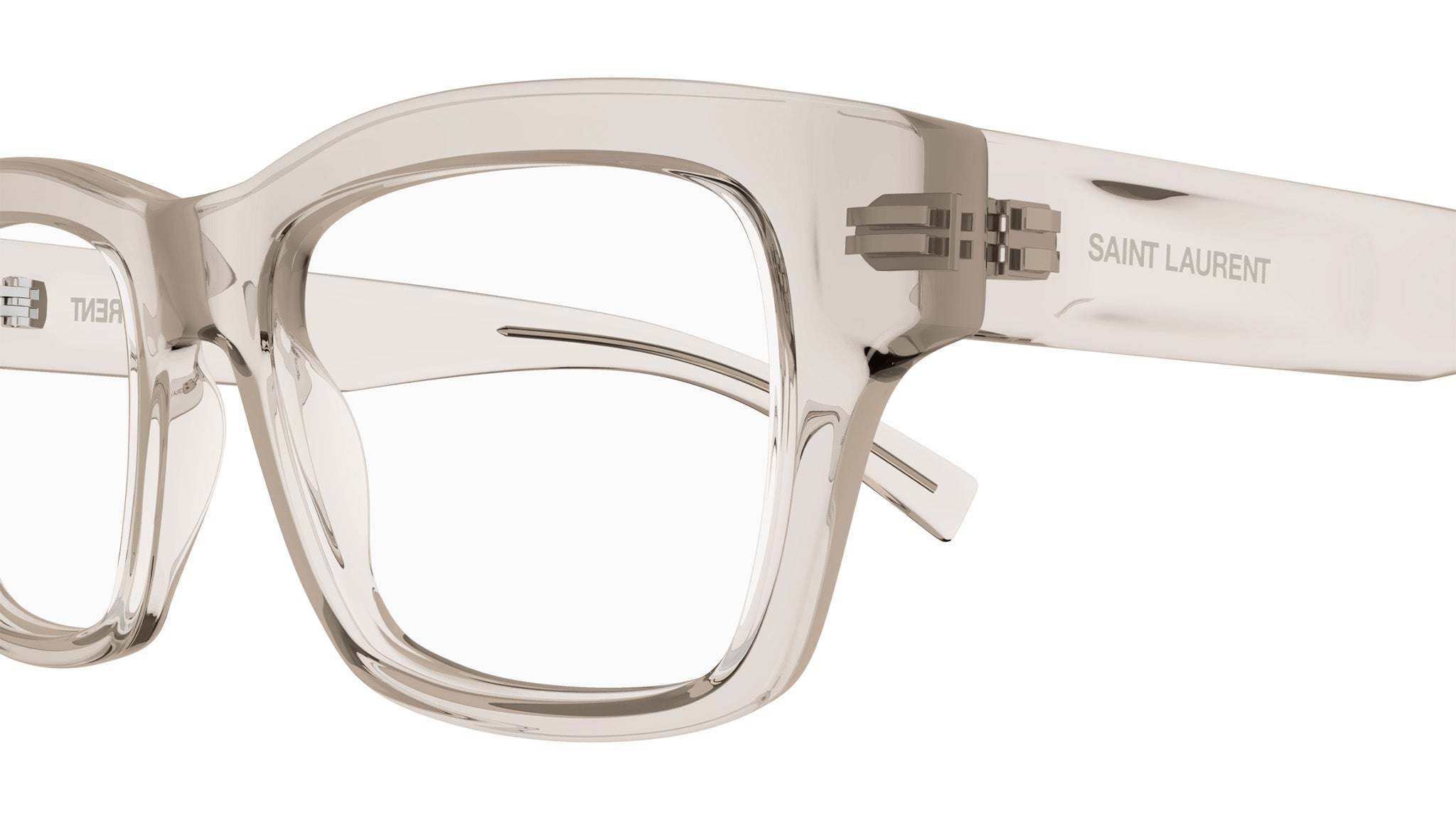 Occhiali da vista SAINT LAURENT SL616 Shiny transparent cream