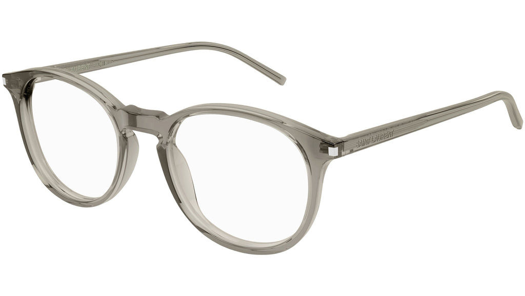 Occhiali da vista SAINT LAURENT Shiny transparent taupe