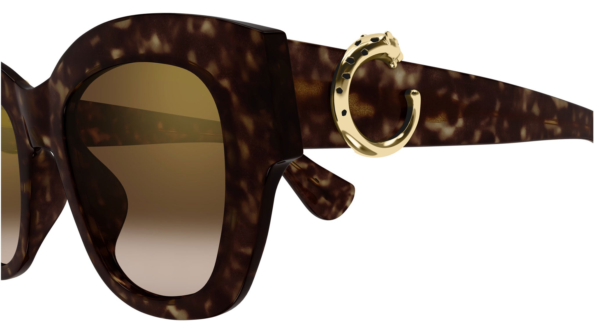 Occhiali da sole CARTIER CT0547S Dark tortoiseshell effect