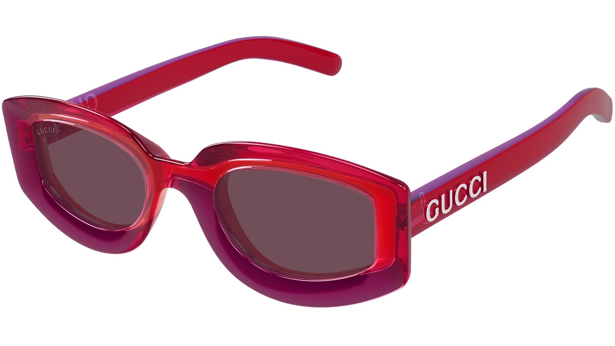 Occhiali da sole GUCCI GG1719S Shiny transparent red purple