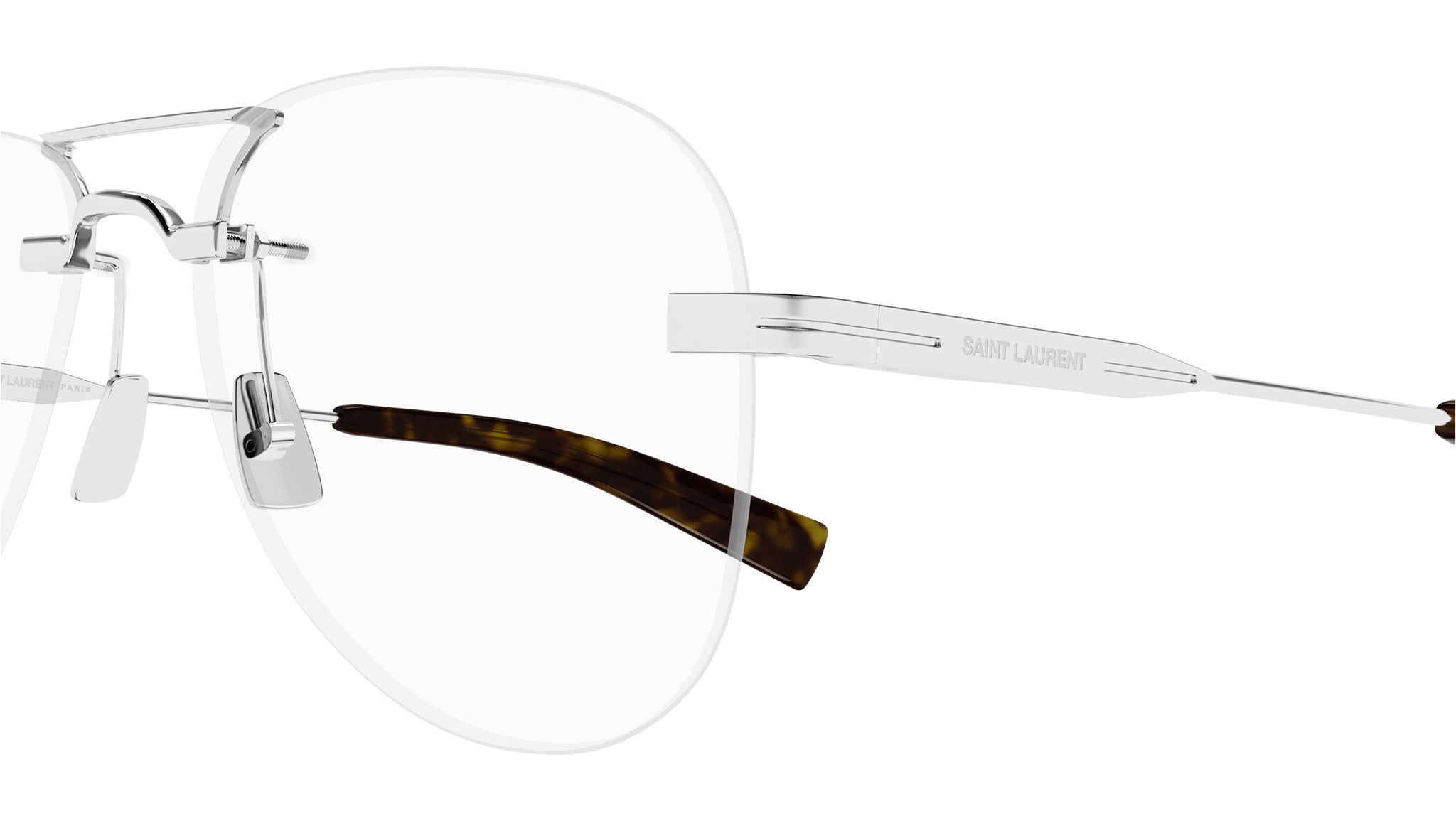 Occhiali da vista SAINT LAURENT SL745 Shiny silver