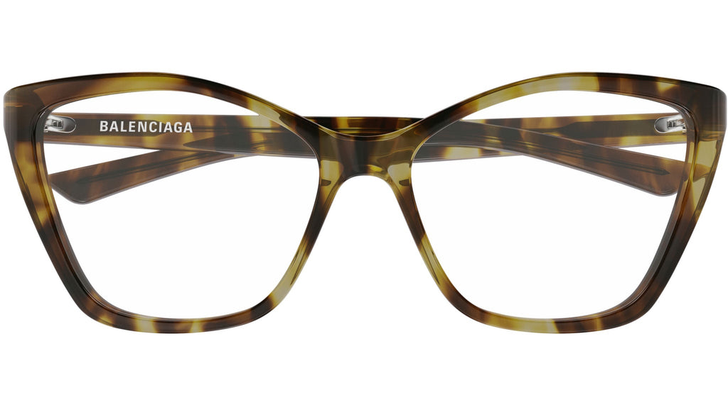 Occhiali da vista BALENCIAGA BB0405O Shiny greenish havana