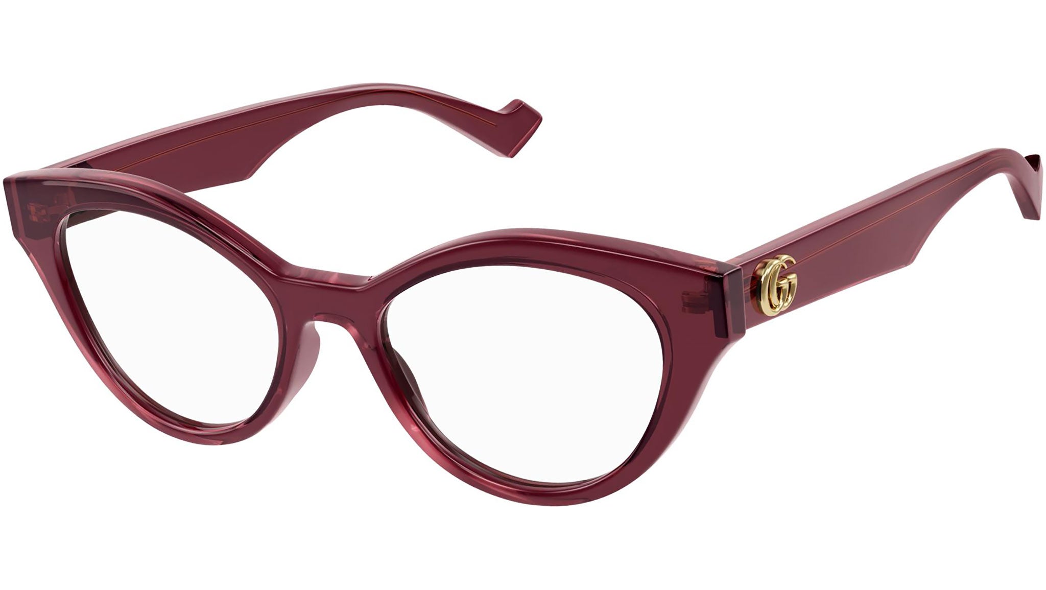 Occhiali da vista GUCCI GG0959O Shiny transparent russet burgundy