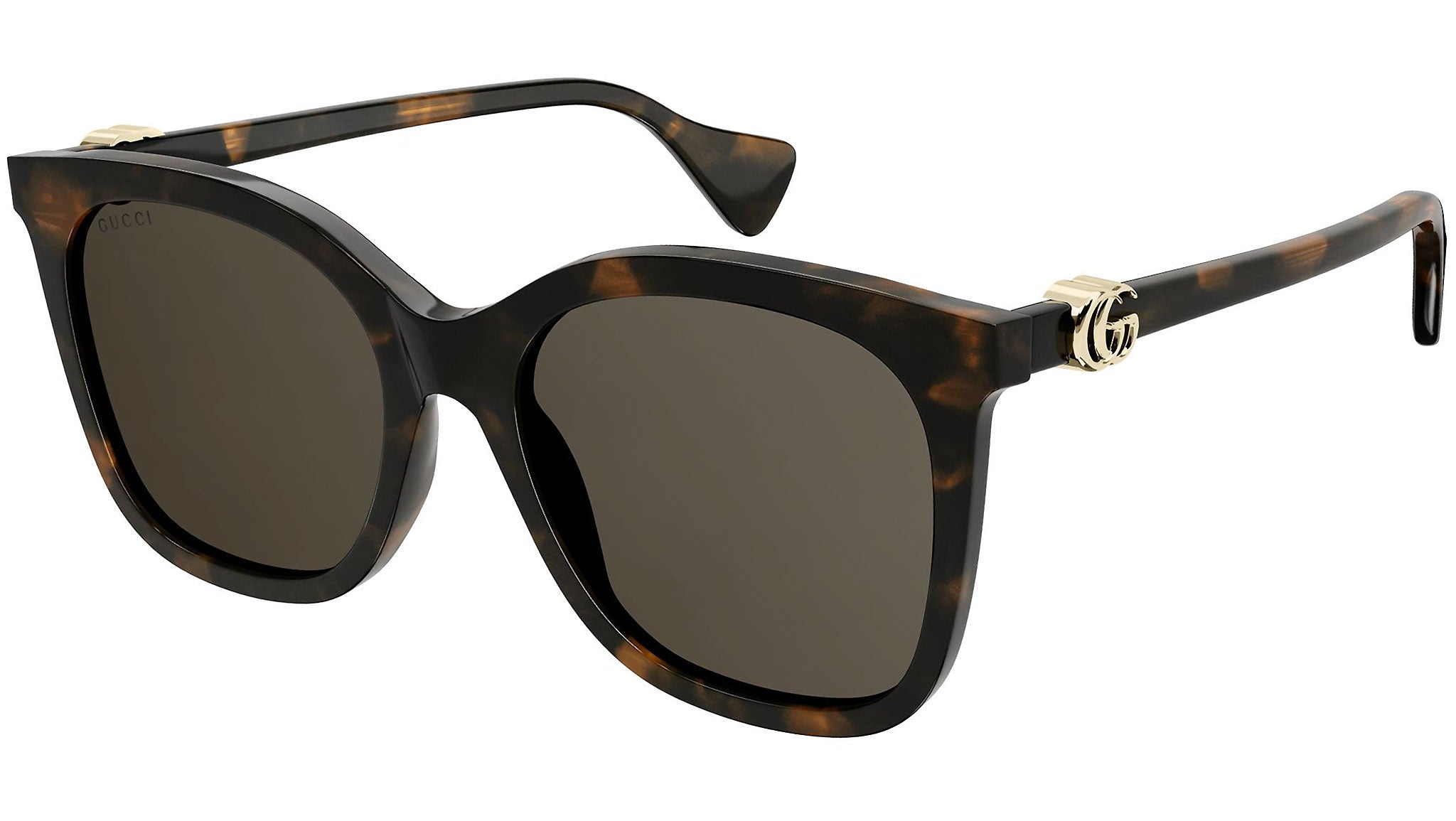 Occhiali da sole GUCCI GG1071S Shiny dark brown havana