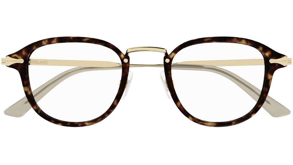 Occhiali da vista MONTBLANC MB0336O Shiny dark havana