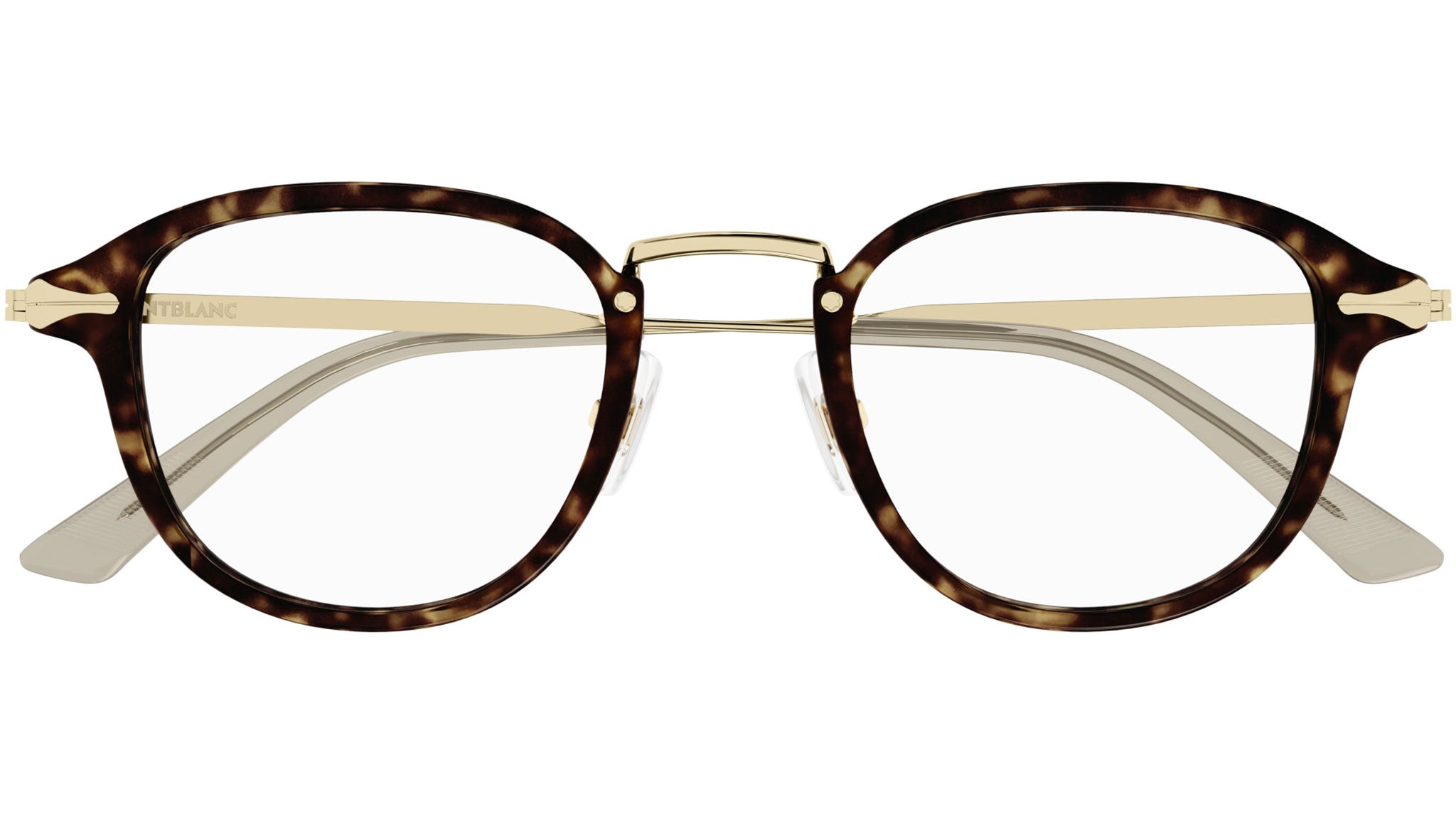 Occhiali da vista MONTBLANC MB0336O Shiny dark havana
