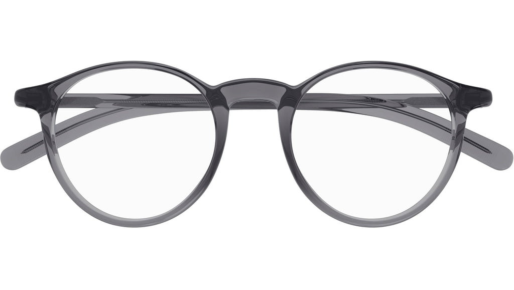 Occhiali da vista MONTBLANC MB0329O Shiny transparent grey