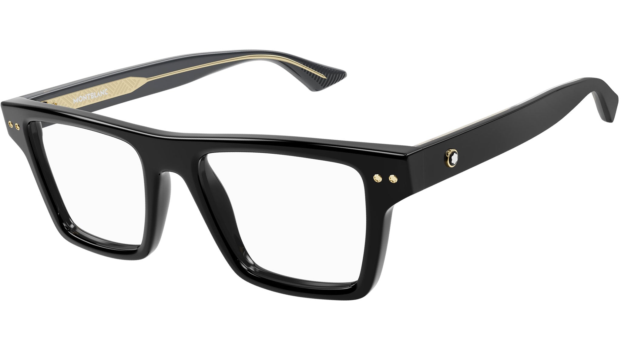 Occhiali da vista MONTBLANC MB0288O Shiny solid black