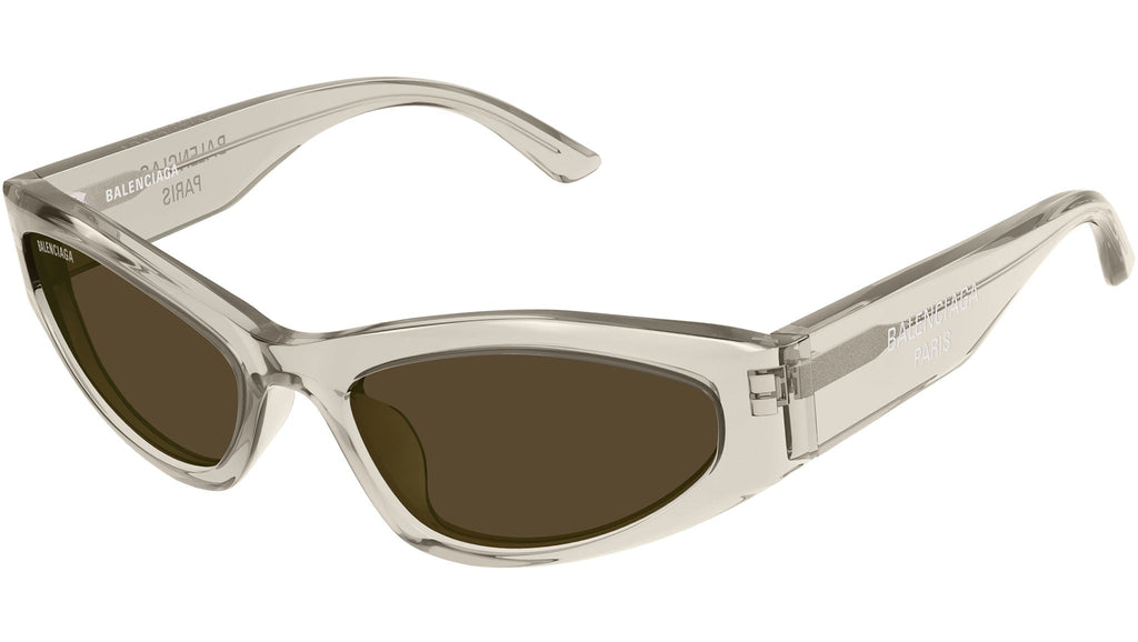 Occhiali da sole BALENCIAGA BB0387S Shiny transparent sand