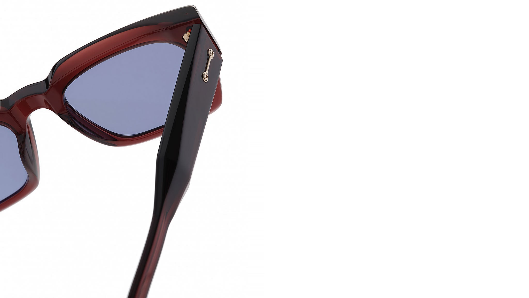 Occhiali AKONI Cosmo Crystal burgundy white gold