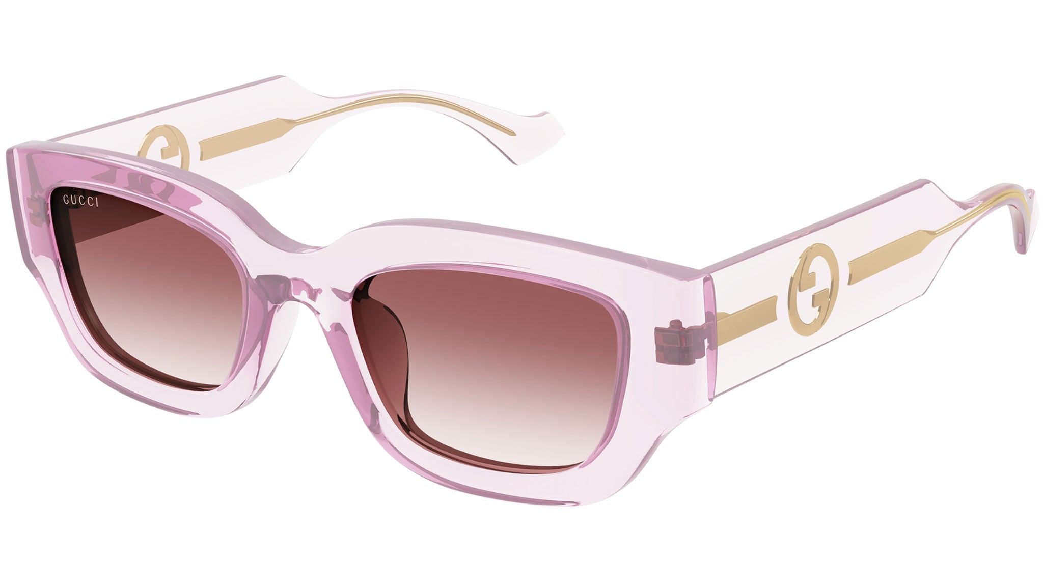 Occhiali da sole GUCCI GG1558SK Shiny transparent light pink