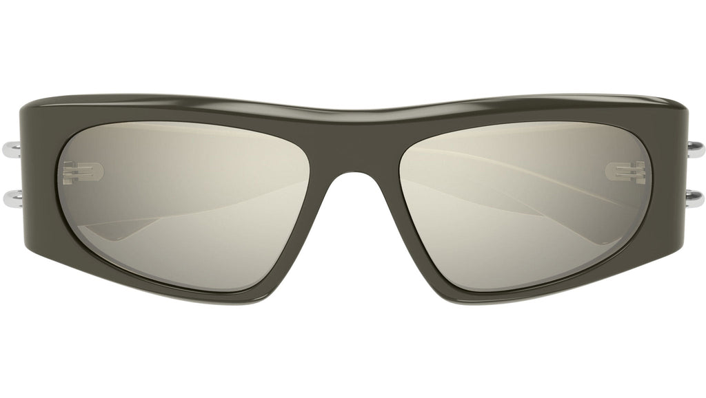 Occhiali da sole ALEXANDER MCQUEEN AM0471S Shiny solid taupe