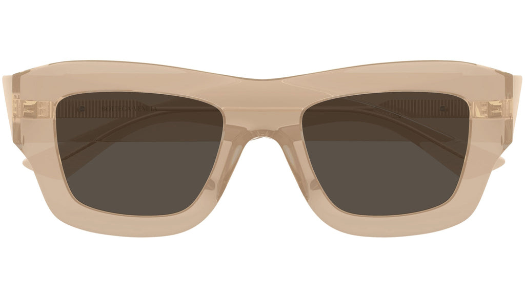 Occhiali da sole BOTTEGA VENETA BV1357S Shiny transparent light brown