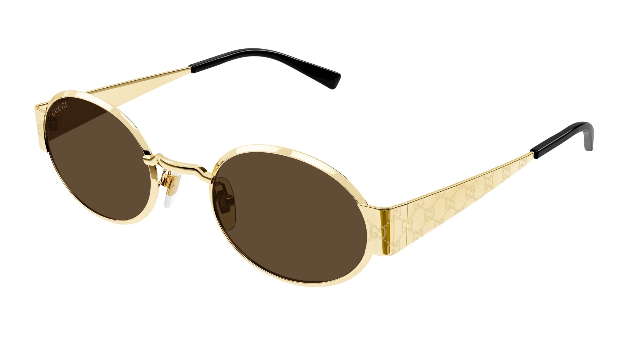 Occhiali da sole GUCCI GG1854S Shiny endura gold laser guccissima texture