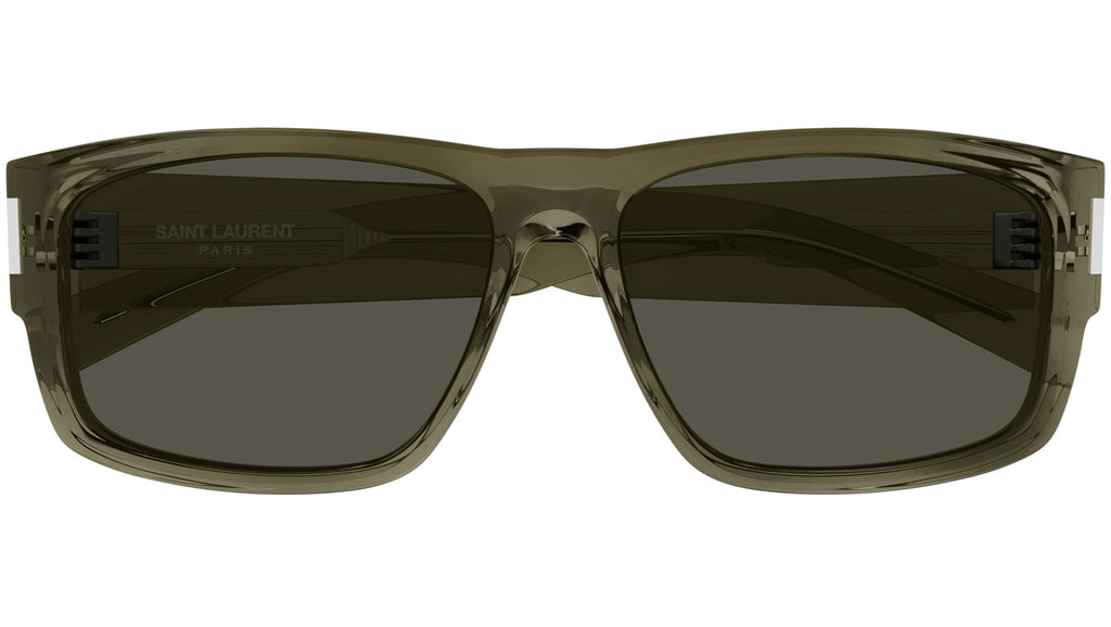 Occhiali da sole SAINT LAURENT SL689 Shiny transparent taupe
