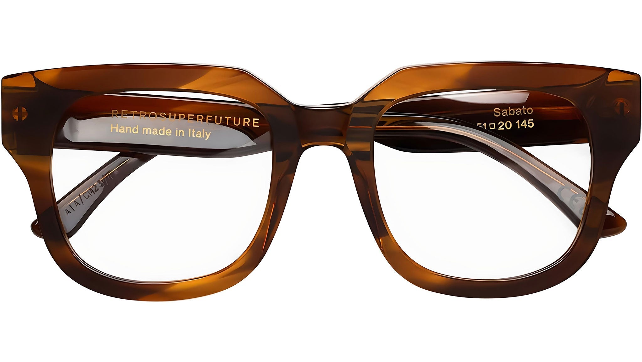 Occhiali RETROSUPERFUTURE Sabato Striata brown crystal